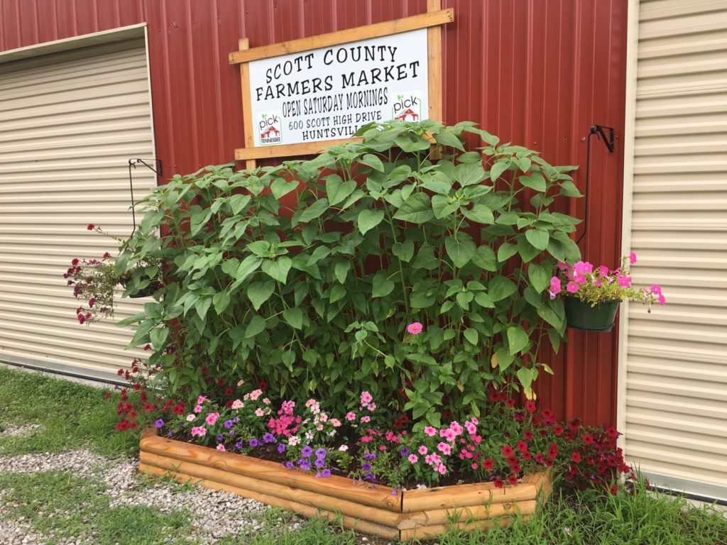 Scott County Farmers Market Sign